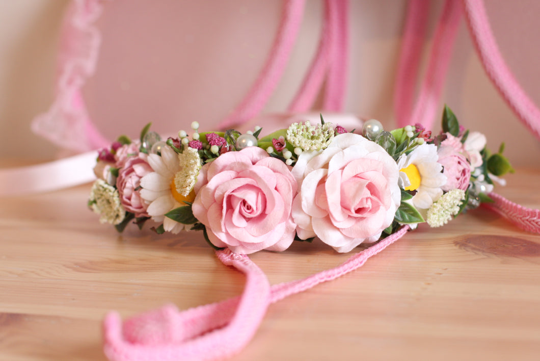 Flower crown - Pink Blossom