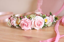 Load image into Gallery viewer, Flower crown - Pink Blossom
