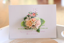 Load image into Gallery viewer, Floral clip - Peach Ballerina