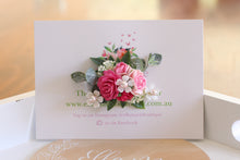 Load image into Gallery viewer, Floral clip - Barbie Pink