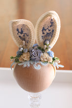Load image into Gallery viewer, Bunny ears nylon Headband - Baby Blue