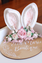 Load image into Gallery viewer, Bunny ears nylon Headband - pink blossom
