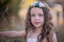 Load image into Gallery viewer, Flower crown - Teal
