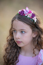 Load image into Gallery viewer, Floral headband - Pink Butterfly