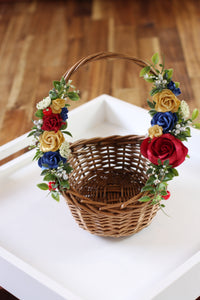 Floral Basket - Snow White