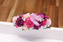 Load image into Gallery viewer, Floral headband - Pink Butterfly