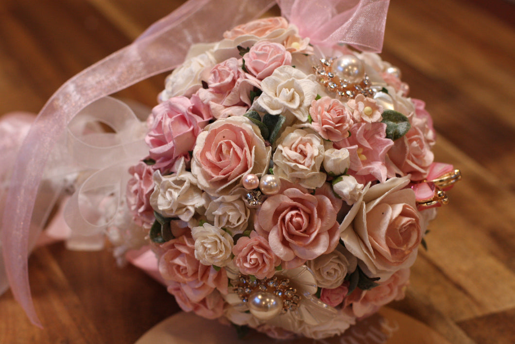 Fairy wand - peachy pink