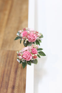 Floral Clips - Rose