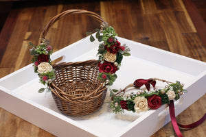 Floral Basket - Jingle bells