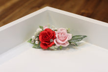 Load image into Gallery viewer, Floral hair clip - Strawberries and cream