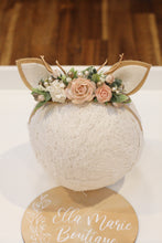 Load image into Gallery viewer, Floral headband - Antler peach
