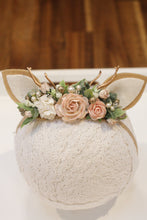 Load image into Gallery viewer, Floral headband - Antler peach