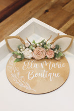 Load image into Gallery viewer, Floral headband - Antler peach