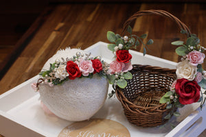 Floral Basket - Be my Valentine