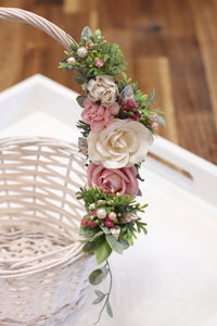 Floral basket - Cotton tail