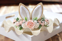 Load image into Gallery viewer, Floral 4 in 1 Easter hat - Honey Bunny