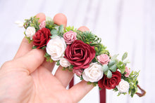 Load image into Gallery viewer, Flower crown - Valentine