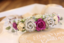 Load image into Gallery viewer, Flower crown - Magenta