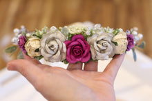 Load image into Gallery viewer, Flower crown - Magenta