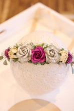 Load image into Gallery viewer, Flower crown - Magenta