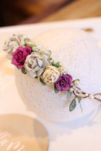 Load image into Gallery viewer, Flower crown - Magenta