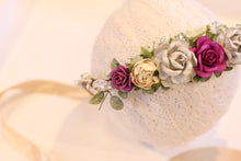 Load image into Gallery viewer, Flower crown - Magenta