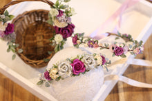 Load image into Gallery viewer, Flower crown - Magenta