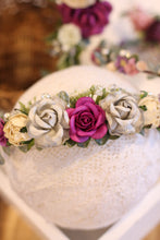 Load image into Gallery viewer, Flower crown - Magenta