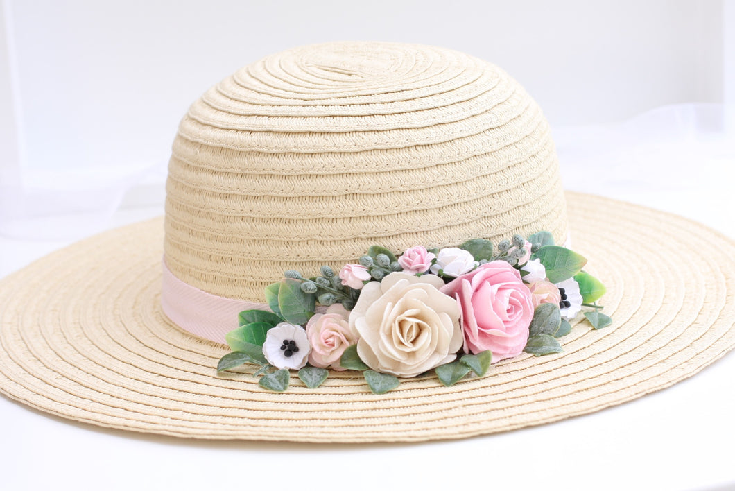 Floral hat - Anna