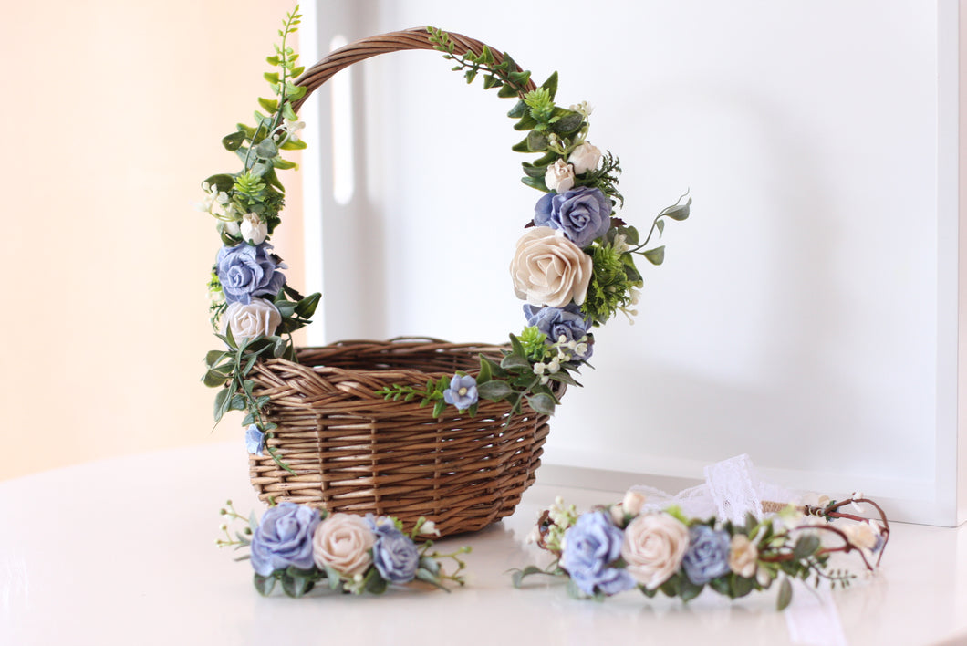 Flower Basket - Bluebell