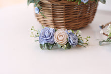 Load image into Gallery viewer, Floral headband - Bluebell