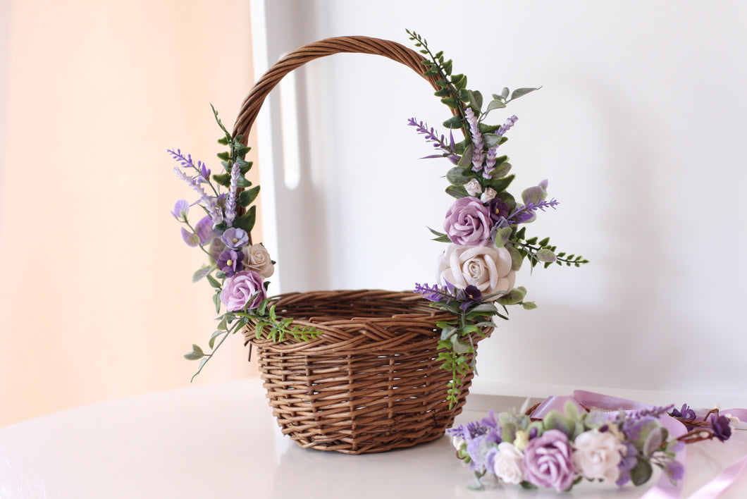 Flower Basket - Violet