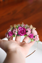 Load image into Gallery viewer, Floral Tiara - Butterfly magic