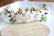 Load image into Gallery viewer, Floral Sash/Crown  - Snowflake