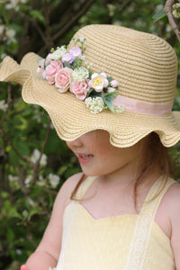 Floral hat - Spring in bloom