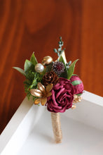 Load image into Gallery viewer, Boutonniere - Red Pine