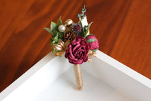 Load image into Gallery viewer, Boutonniere - Red Pine