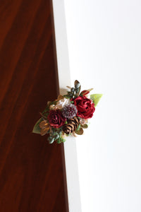 Floral clip - Pine