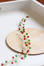 Load image into Gallery viewer, Beaded Halo - Deck the halls