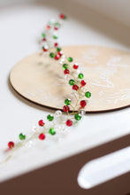 Load image into Gallery viewer, Beaded Halo - Deck the halls