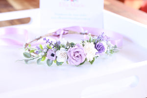 Flower crown - Violet fields
