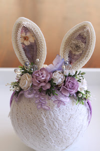 Bunny ears Headband - Clover (Purple)