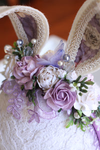 Bunny ears Headband - Clover (Purple)