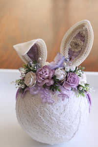 Bunny ears Headband - Clover (Purple)