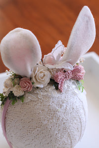 Bunny ears Headband - Lola (Pink)