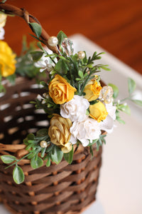 Flower girl Basket - Buttercup (Yellow)