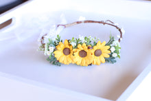 Load image into Gallery viewer, Flower crown - Summer sun