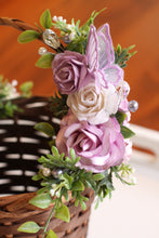 Load image into Gallery viewer, Flower girl Basket - Clover (Purple)