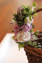 Load image into Gallery viewer, Flower girl Basket - Clover (Purple)