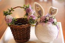 Load image into Gallery viewer, Flower girl Basket - Clover (Purple)
